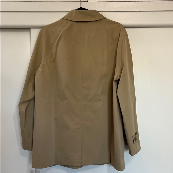 Reformation Olive-Tan Trench Coat with Button Front - Picture 6 of 10